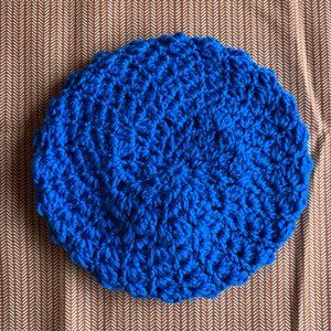 Crocheted Girls Beret (For Ages 6-8)